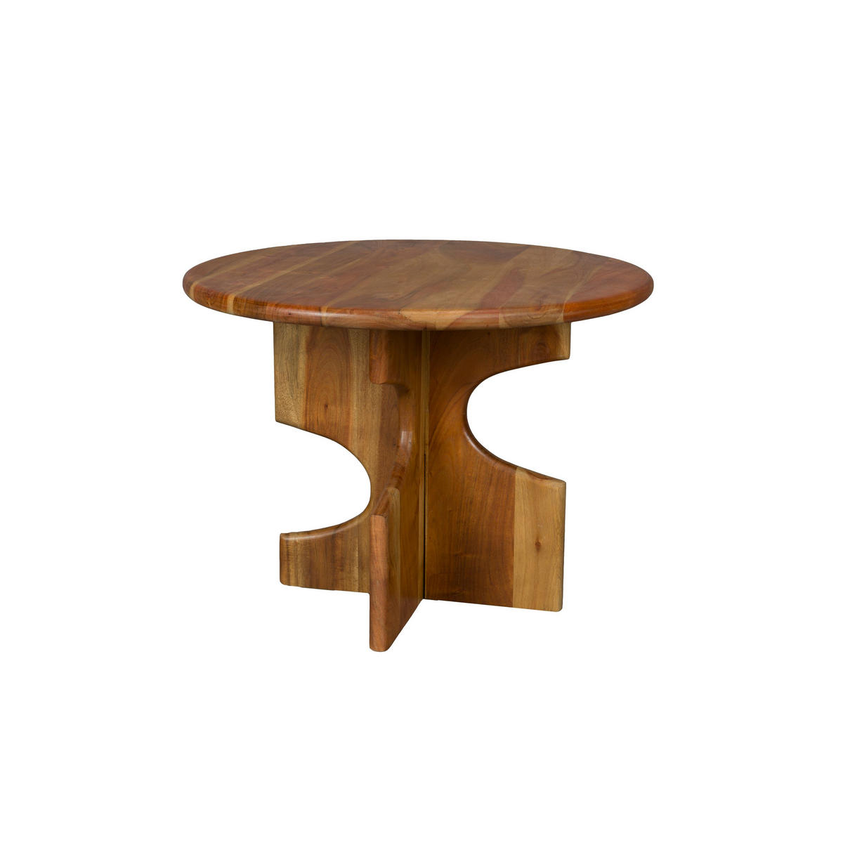 BEISTELLTISCH Morgan Rund - Braun, Holz (60/60/45cm) - Dutchbone