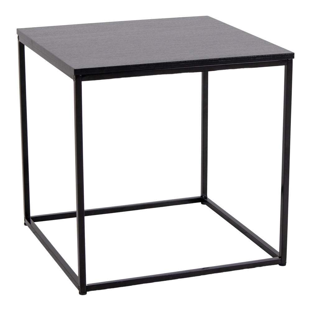 COUCHTISCH schwarz - Schwarz, Holzwerkstoff (45/45/45cm) - ebuy24