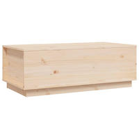 COUCHTISCH 100x50x35 cm Massivholz Kiefer - Hellbraun, Holz (100/50/35cm) - furnicato