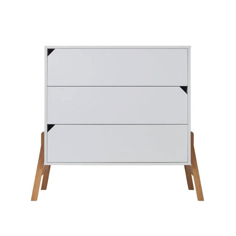 KOMMODE Weiß - Weiß, Holzwerkstoff (107/91/50cm) - Petits-meubles