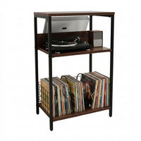 MIZA za plošče - večbarvno, kovina/leseni material (40/65/30cm) - Relaxdays