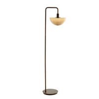 STEHLEUCHTE Baylie Braun Ø43/165 cm - Braun, Metall (43/30/165cm) - Light & Living