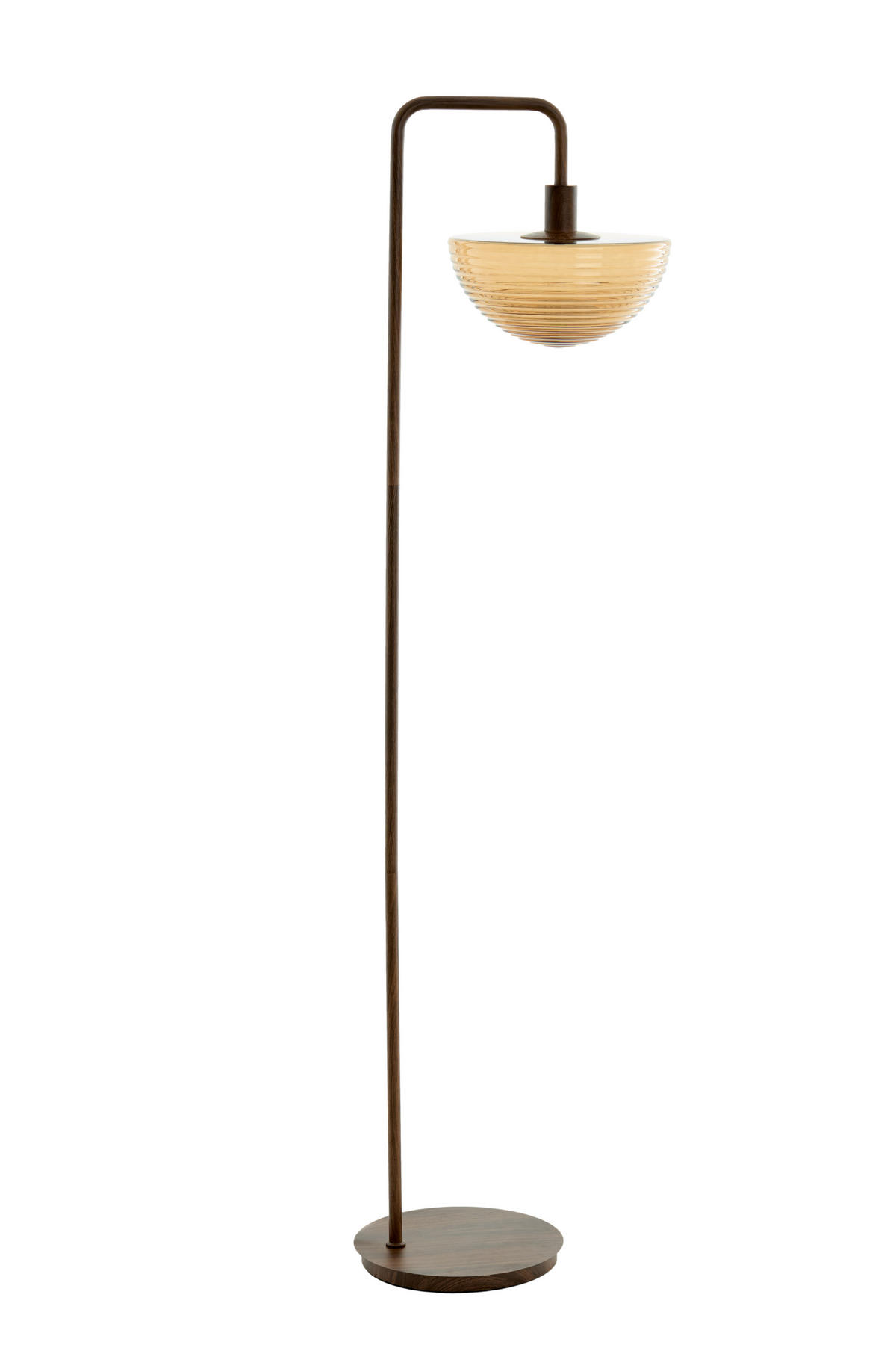 STEHLEUCHTE Baylie Braun Ø43/165 cm - Braun, Metall (43/30/165cm) - Light & Living