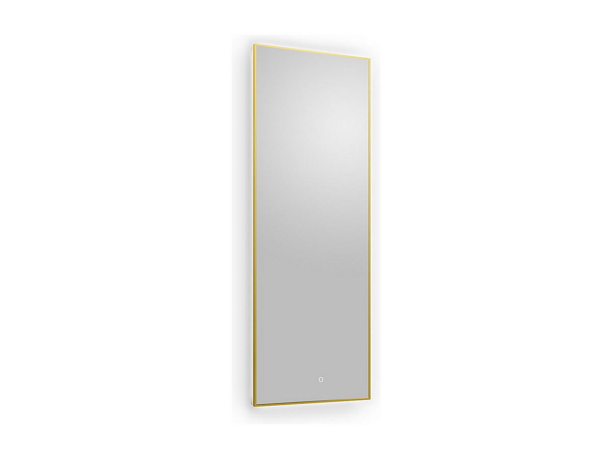 BADSPIEGEL - 50 cm x 3.6 cm - Glas - Goldfarben - ORINELIA - Goldfarben, Glas (50/150/3.6cm) - Vente-Unique