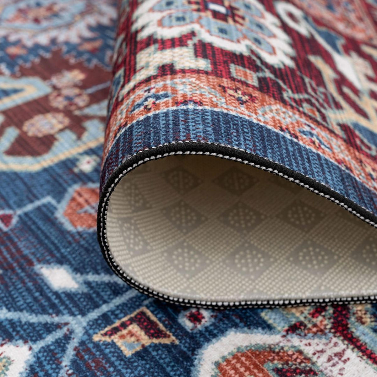 TEPPICH WASCHBAR Verona Bonnie Beige - Beige, Textil (191/279cm) - Kukoon Rugs