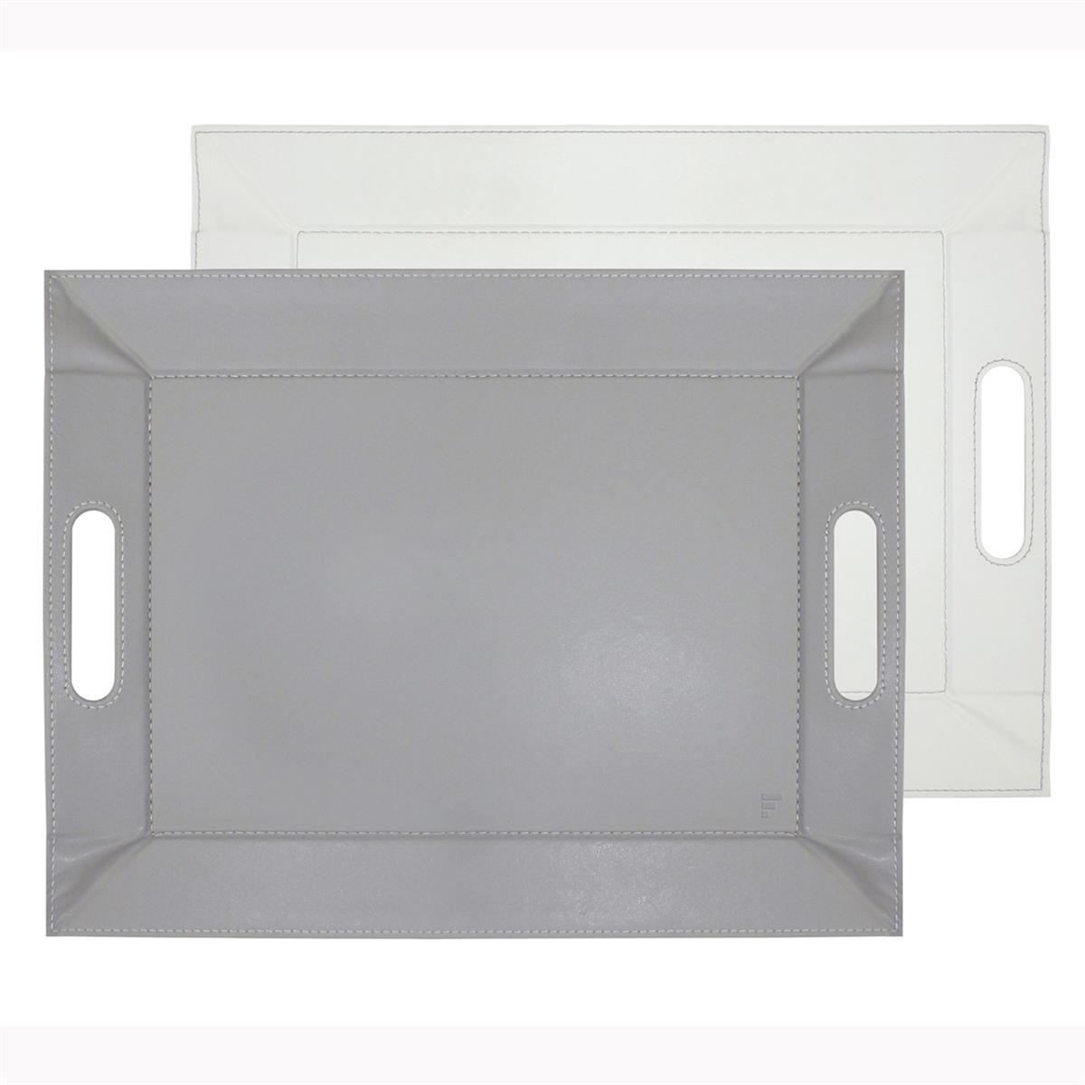 WENDETABLETT, Grau/Weiß, groß - Grau, Textil (41/0.8/55cm) - Freeform