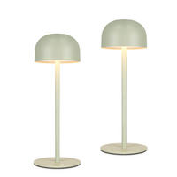 TISCHLAMPE Finns 9/25/9 cm （2er-set） - Grün, Metall (9/9/25cm) - ZMH