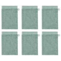 WASCHHANDSCHUH (6er Set) Fabulous - Salbeigrün, Textil (15/21cm) - Butlers