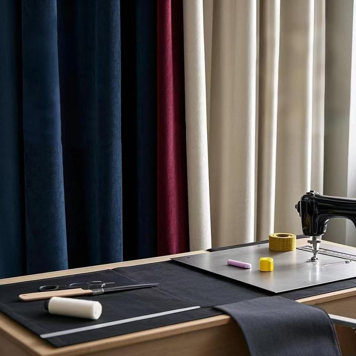 FERTIGVORHANG 2er Set 140 x 260 cm Samt - Weiß, Textil (140/260cm) - Kaket