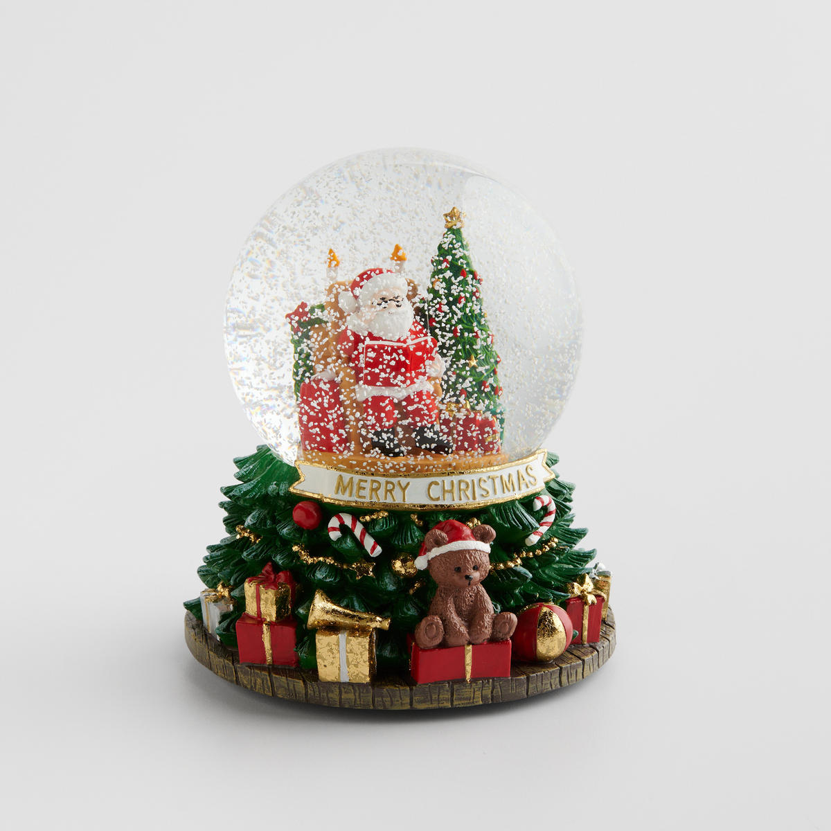 SCHNEEBALL Mit Spieluhr Frostington - Grün, Glas (15/17/15cm) - home&you