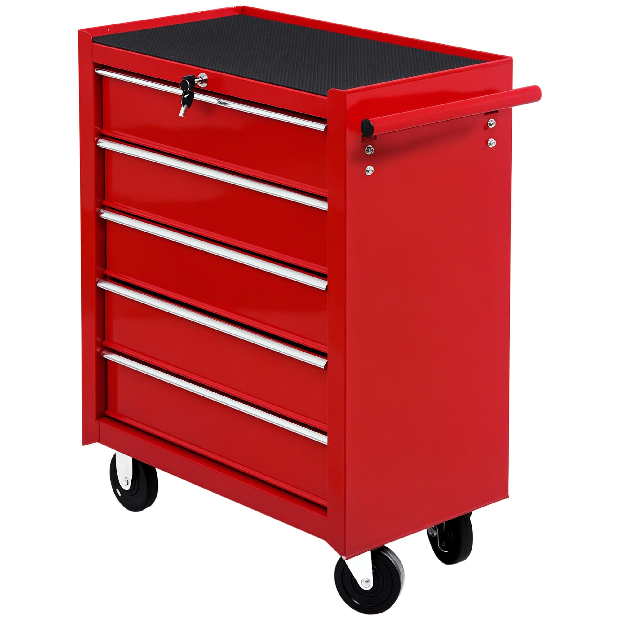 Forious Werkzeugwagen, Mehrfarbig 33x77x67.5 cm