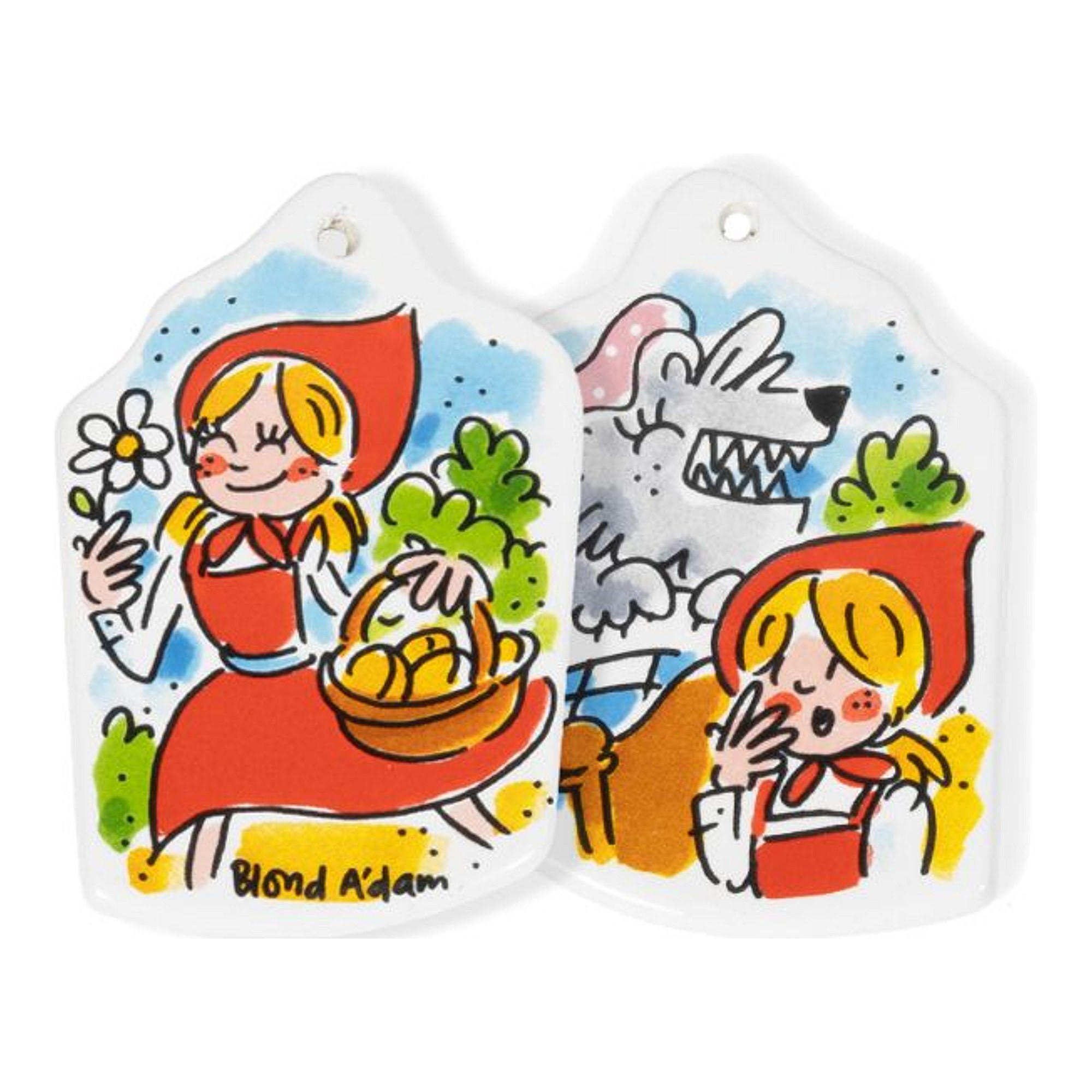 ANHÄNGER Efteling Rotkäppchen in Bunt - 9,5 x 5cm - Multicolor, Keramik (0.1/0.1/0.1cm) - Blond Amsterdam