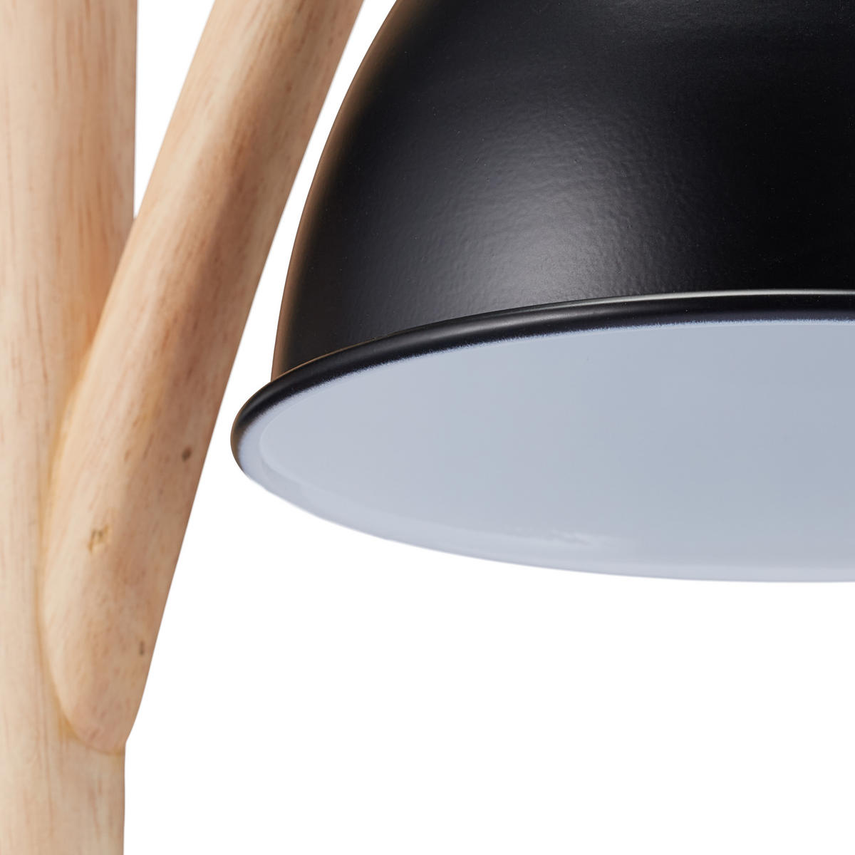 TISCHLAMPE - Multicolor, Holz/Textil (26/18/52cm) - Relaxdays