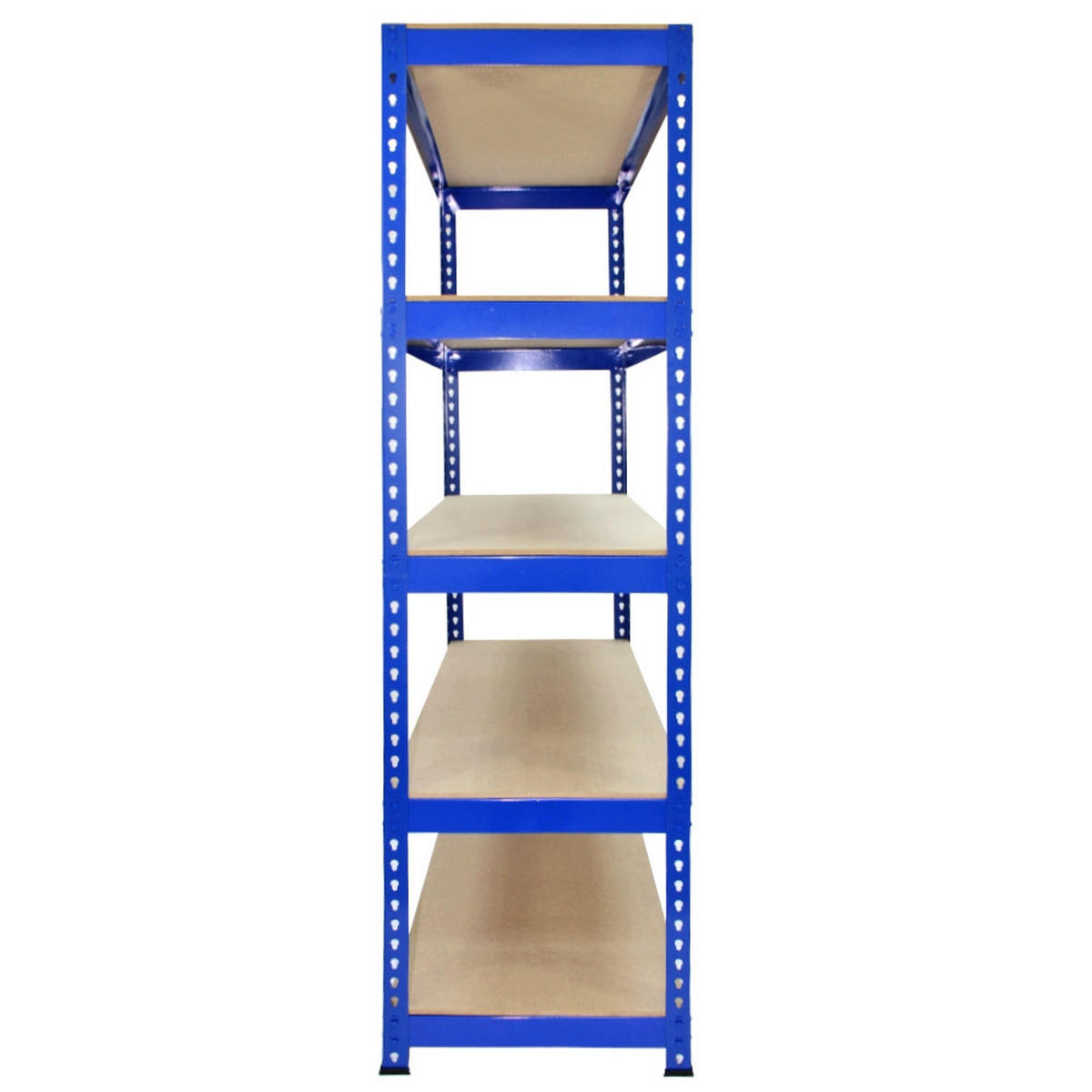 LAGERREGAL 2 x 180 x 90 x 50cm + 3x Lagerregale 180 x 120 x 50cm Blau - Blau, Metall (120/180/50cm)