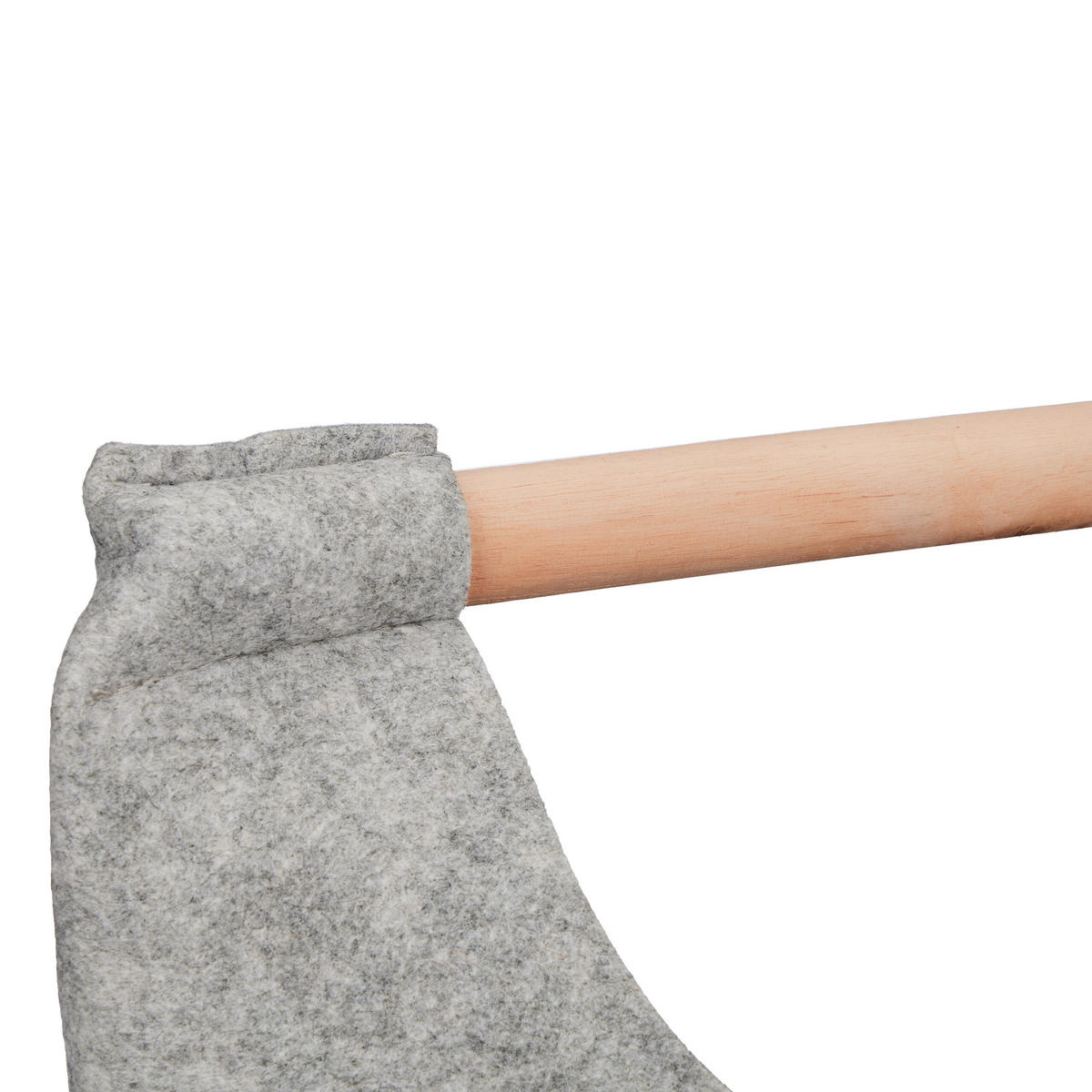 WÄSCHESAMMLER - Grau, Holz/Textil (62/68/34.5cm) - Relaxdays