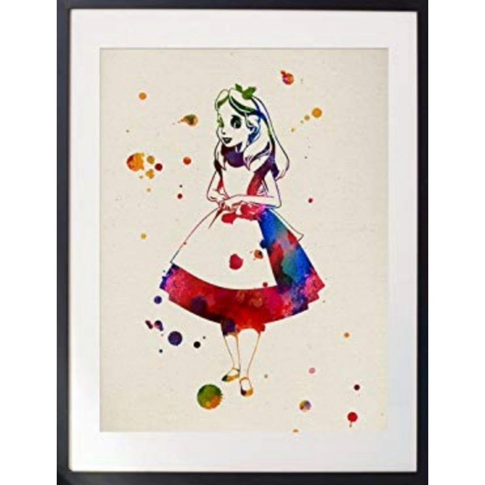 POSTER Alfred Hitchcock A4 Schwarzer Rahmen - Schwarz, Papier (29.7/5/21cm) - Nacnic