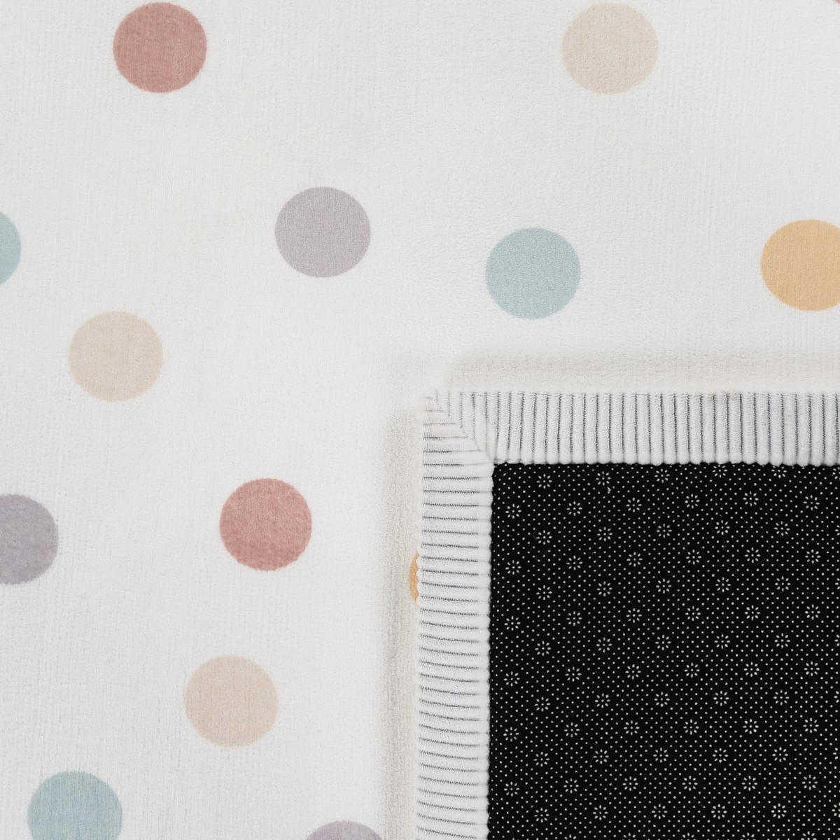 KINDERTEPPICH waschmaschinenwaschbar Punkte Kindermotiv Kinderzimmer schmutzabweisend Mehrfarbig Rund 120D - Multicolor, Textil (120/120cm) - KADIMA DESIGN