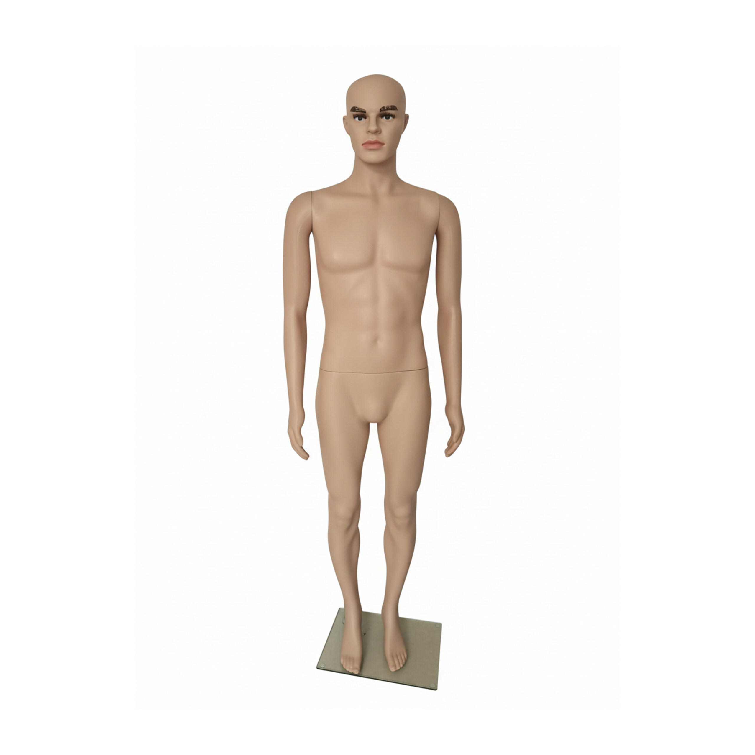 Relaxdays FIGURÍNA Béžová pánská 185 cm plast