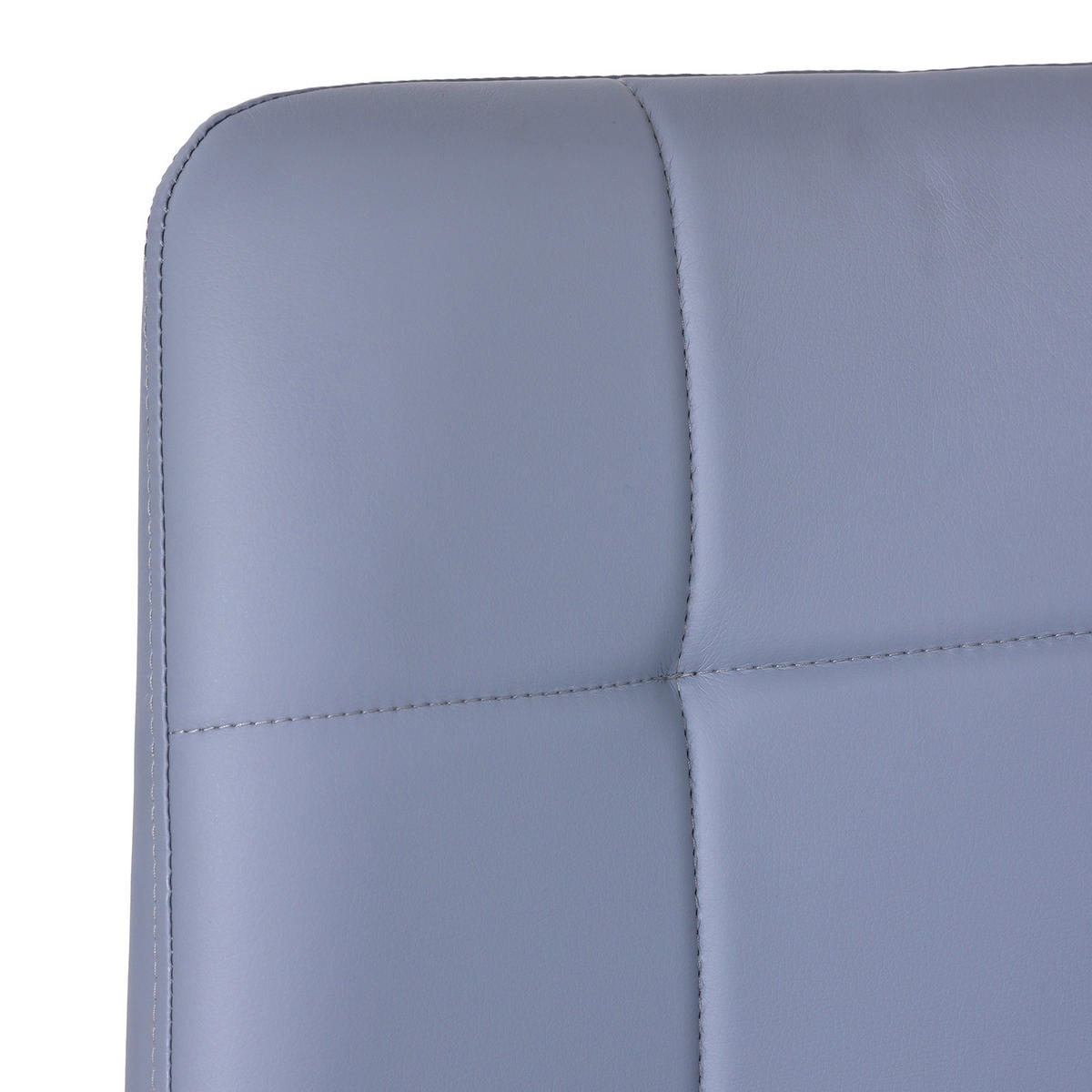 STUHL-SET 4 Stück Kunstleder-YZ6 - Grau, Textil (48/89/61cm) - HOMAVO
