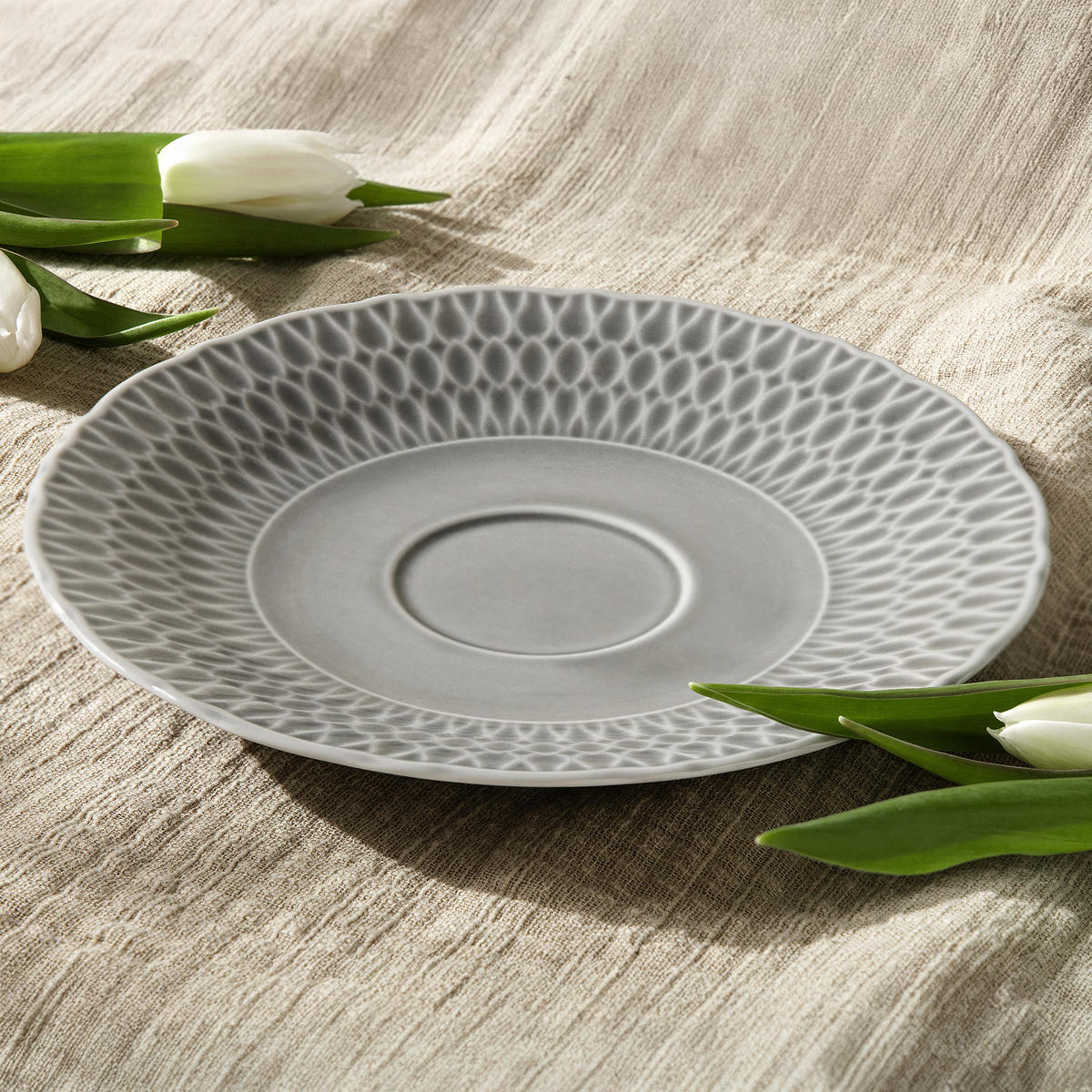 KAFFESERVICE CMIELOW SOFIA Kombiservice - Grau, Keramik (21/7.5/21cm) - KONSIMO®