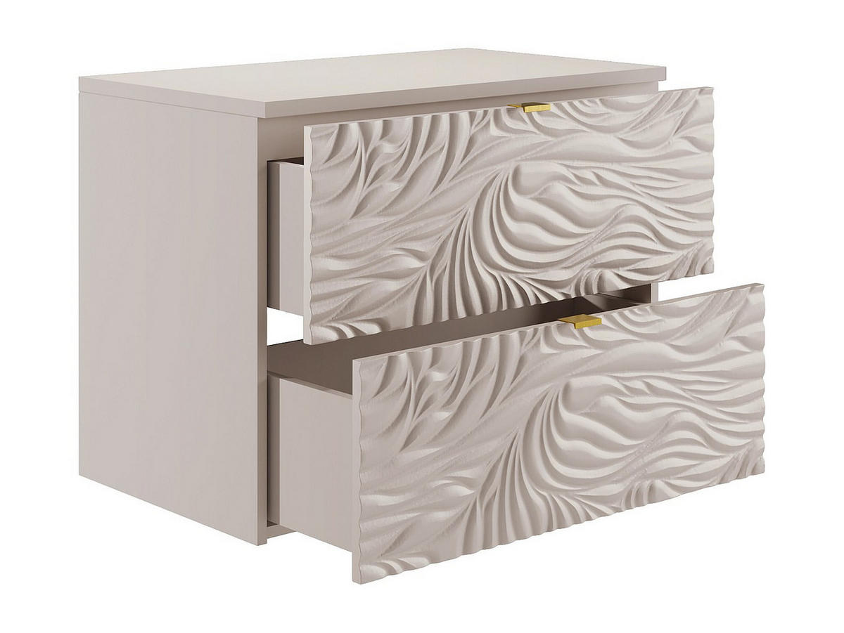 WASCHBECKENUNTERSCHRANK - 80 x 46 - holz - beige Rinarel - Beige, Holz (80/60/46cm) - Vente-Unique