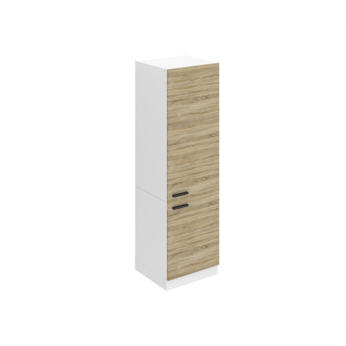 HOCHSCHRANK Küche SSL 60x204 cm, mit 2 Türen, Sonoma-Eiche - Eiche San Remo, Holz (60/204/57.6cm) - B BELINI GROUP