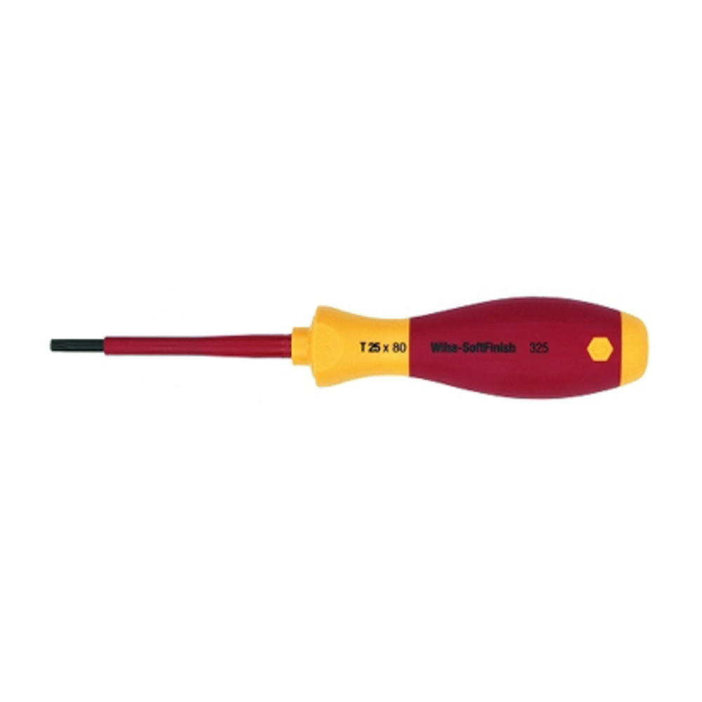 TORX-SCHRAUBENDREHER SoftFinish electric 325, T8, 60 mm - Multicolor, Kunststoff (170/20/20cm) - Wiha