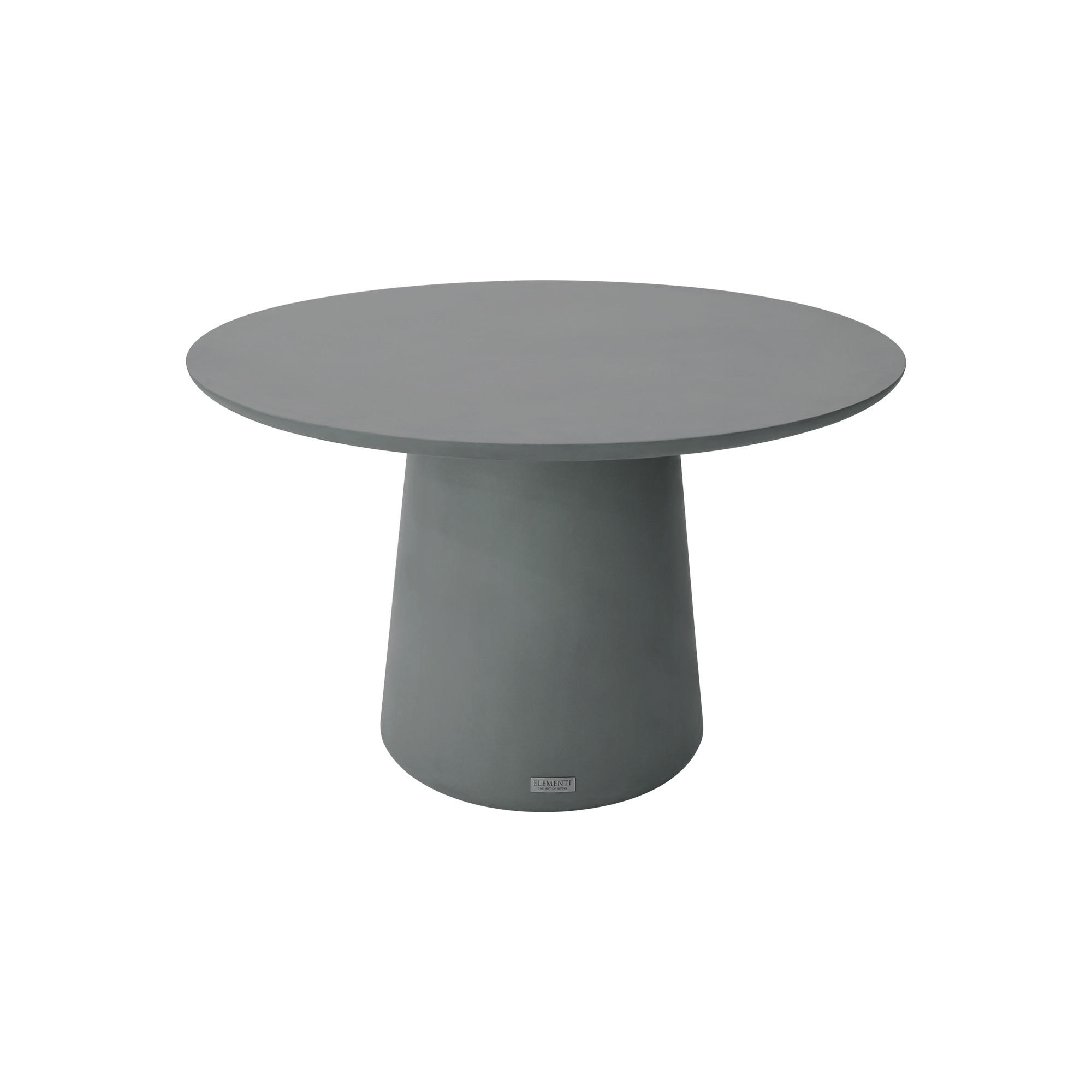 ESSTISCH RIO Mittel aus Beton 122x122x75 - Grau, Naturmaterialien (122/122/75cm) - Elementi