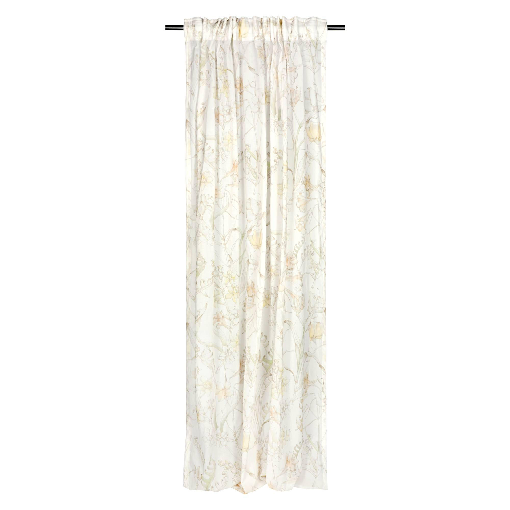VORHANG MIT VERDECKTEN SCHLAUFEN LOVELY - Grün, Textil (130/1/250cm) - Schöner Wohnen
