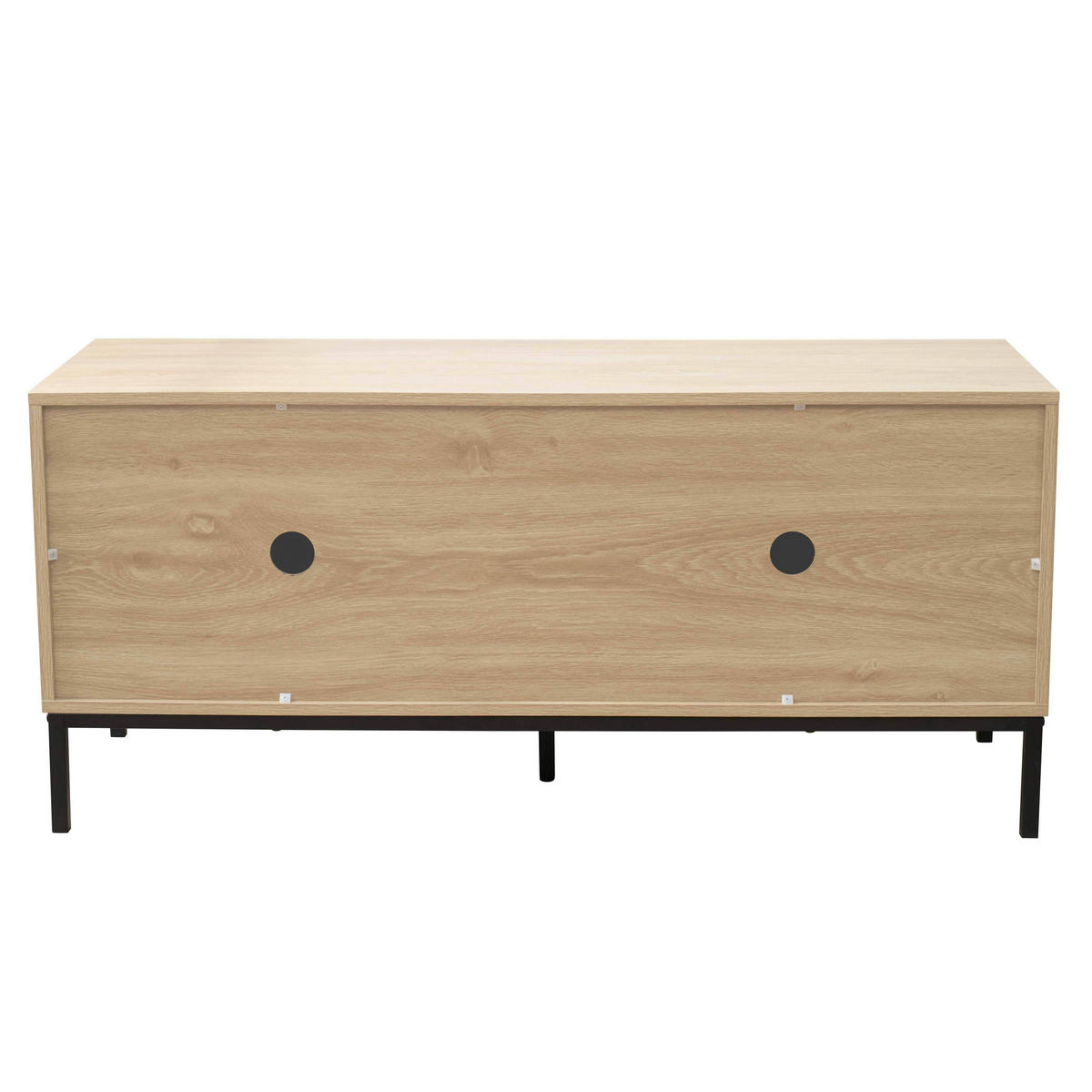 TV-SCHRANK, helles Holzeffekt - Beige, Holz (40/54/120cm) - Oviala