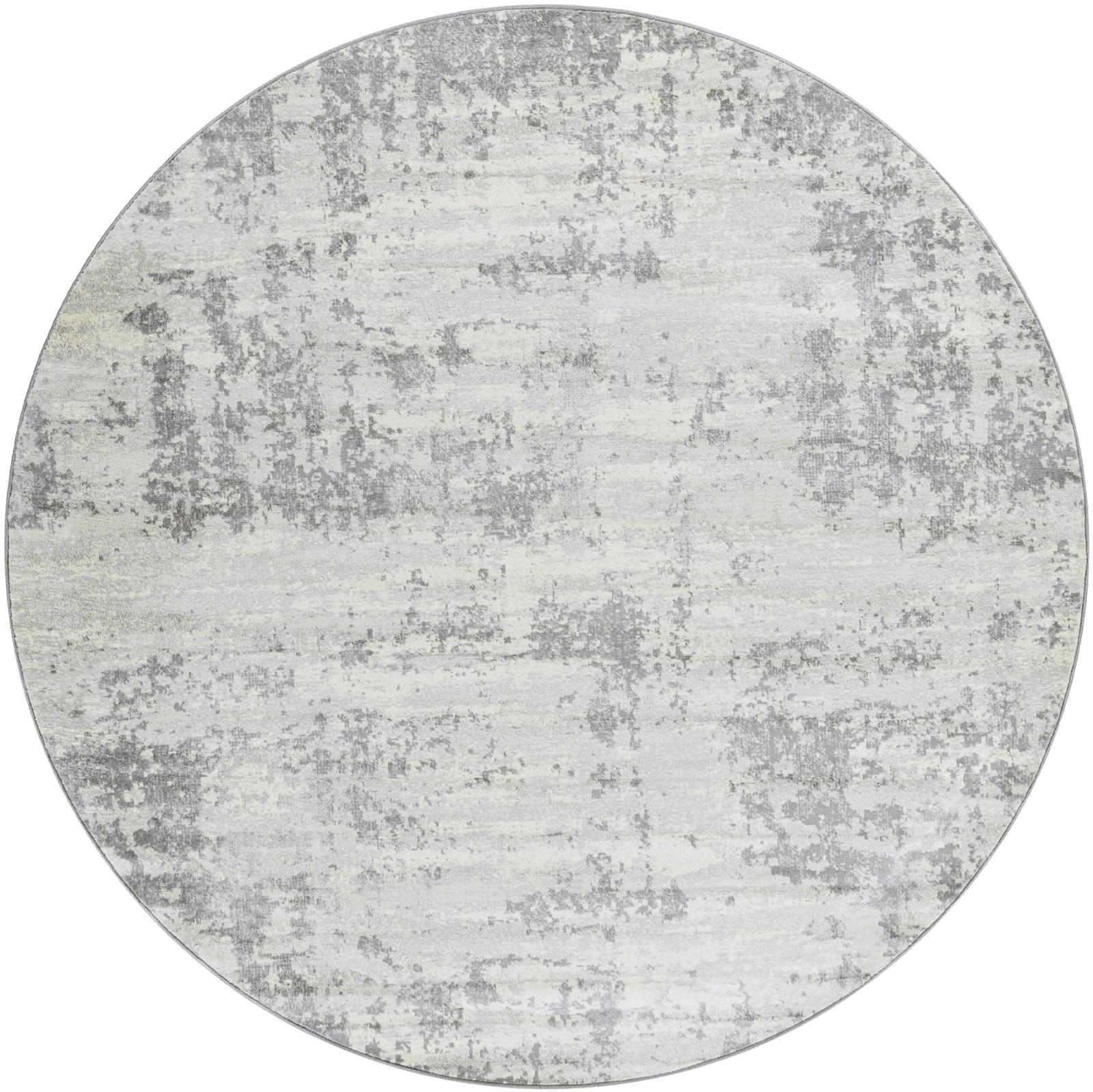 KURZFLORTEPPICH Rund Ø 160 cm Grau - Grau, Naturmaterialien/Textil (160/160cm) - LIVABLISS