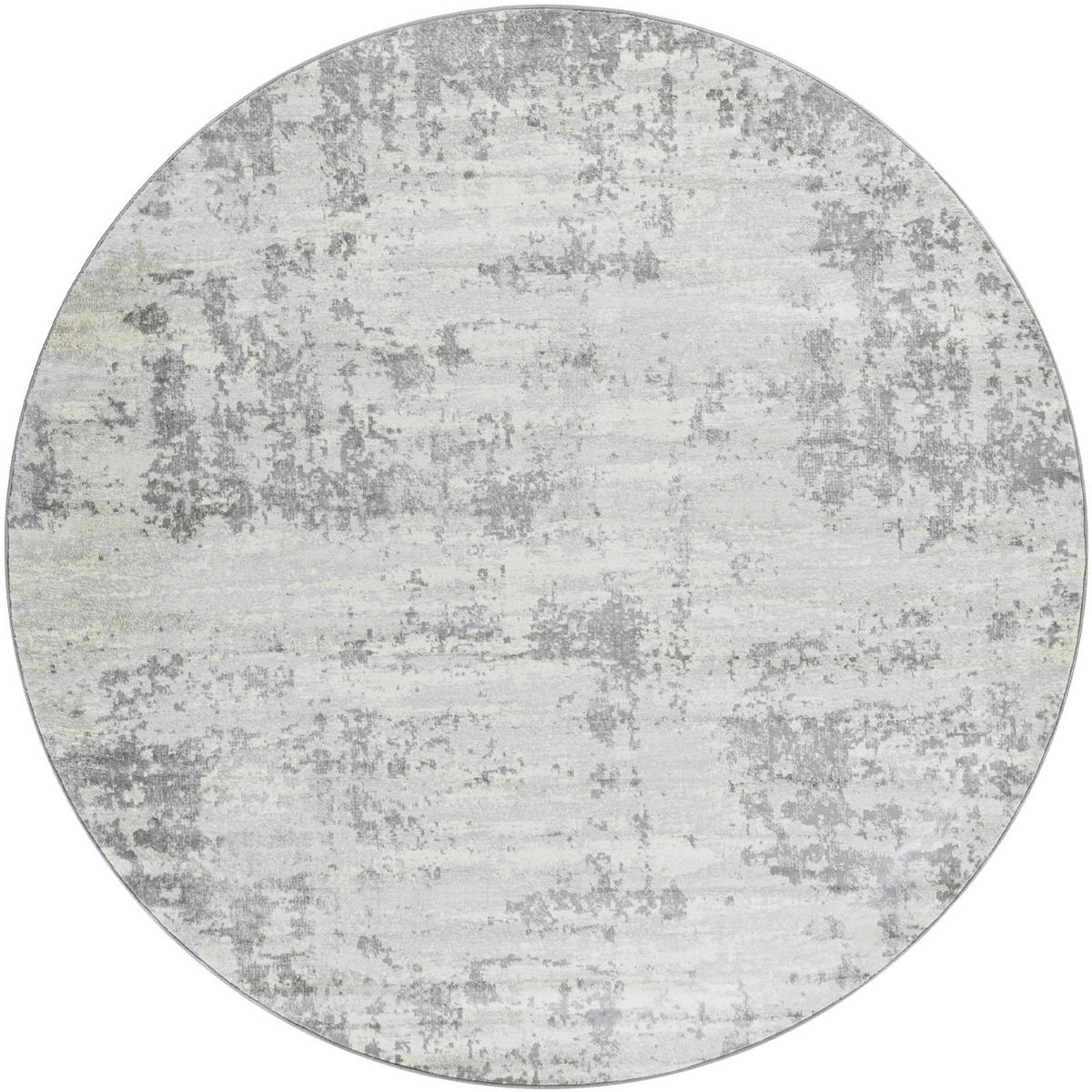 KURZFLORTEPPICH Rund Ø 160 cm Grau - Grau, Naturmaterialien/Textil (160/160cm) - LIVABLISS