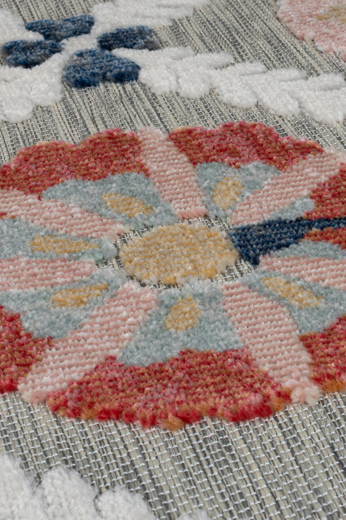 OUTDOOR-TEPPICH Floral-Design, UV-beständig LAGAN GLEN, Multi 200x290 cm - Multicolor, Textil (200/290cm) - KADIMA DESIGN