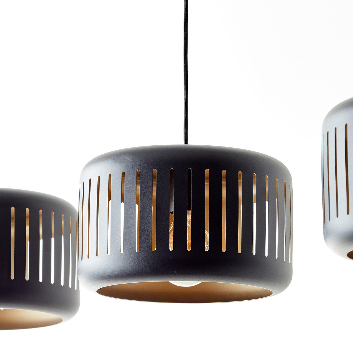 PENDELLEUCHTE Tyas 99800/86 - Schwarz, Holz (27/110/120cm) - Brilliant