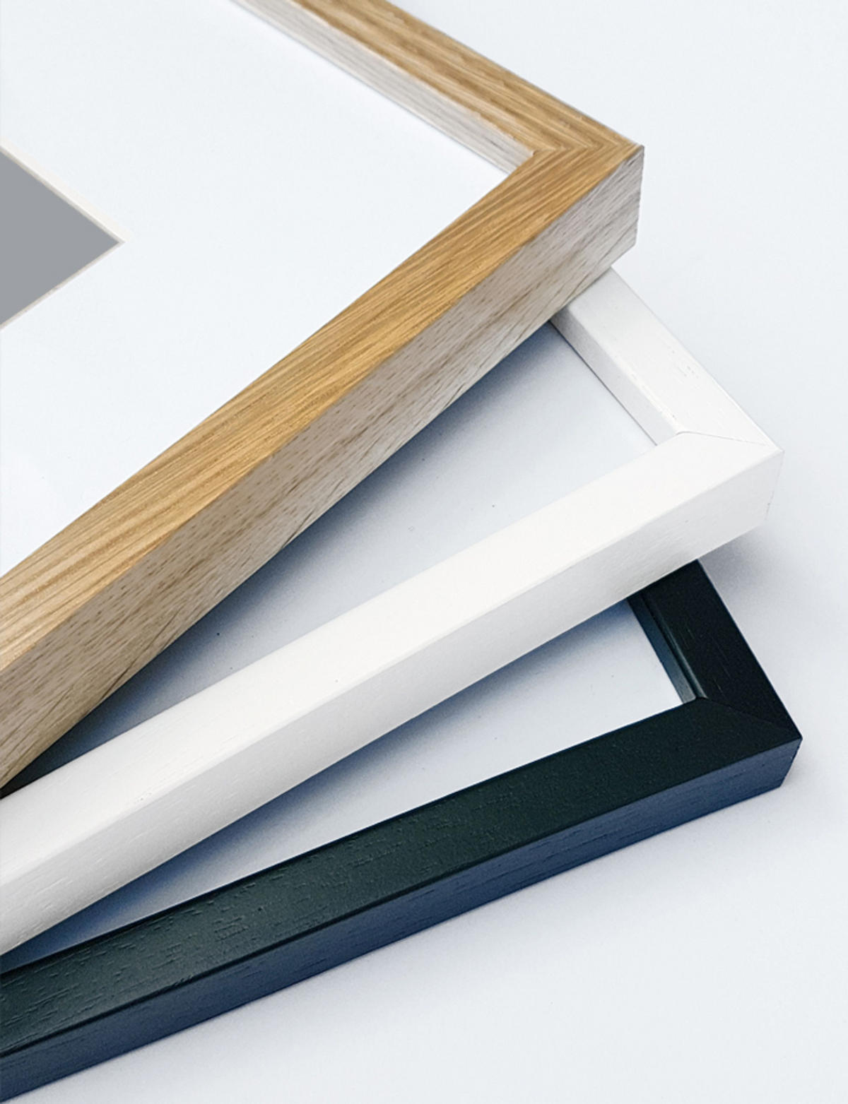 BILDERRAHMEN 40x50 cm Schwarz Matt - Schwarz, Holz (42/52/2cm) - artissimo