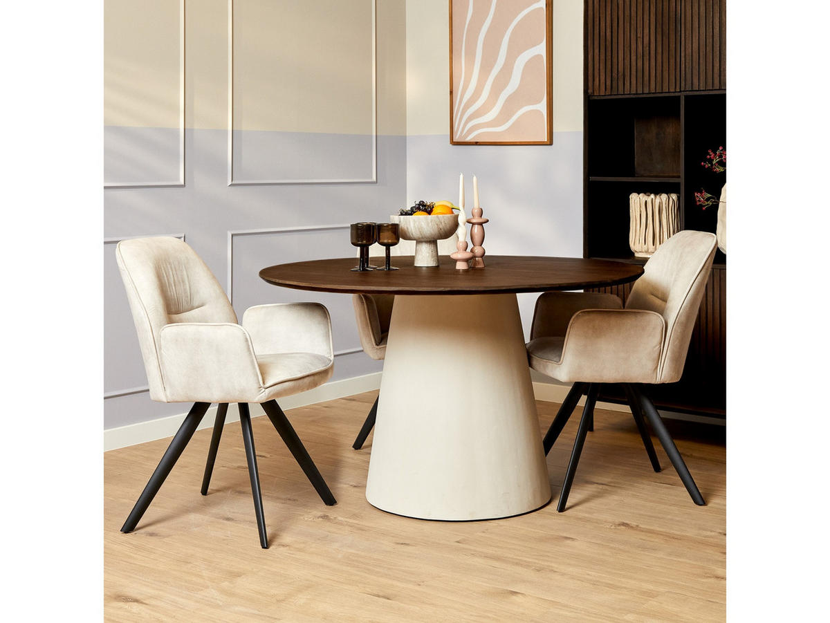 ESSTISCH Dimora Durchmesser 150 cm Braun - Braun, Holz (150/150/76cm) - Villa Möbel