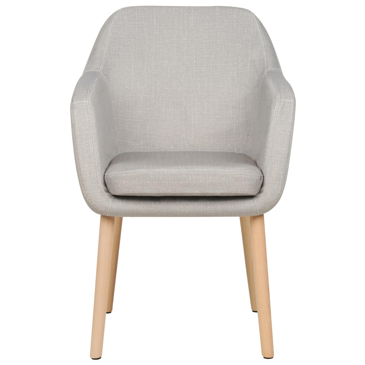JÍDELNÍ ŽIDLE Sametová látka taupe Yorkville II - světle hnědá/béžová, textil (56/82/46cm) - Beliani