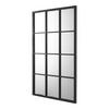 WANDSPIEGEL Cupello - Schwarz, Glas/Holzwerkstoff (60/90/1.8cm) - [en.casa]
