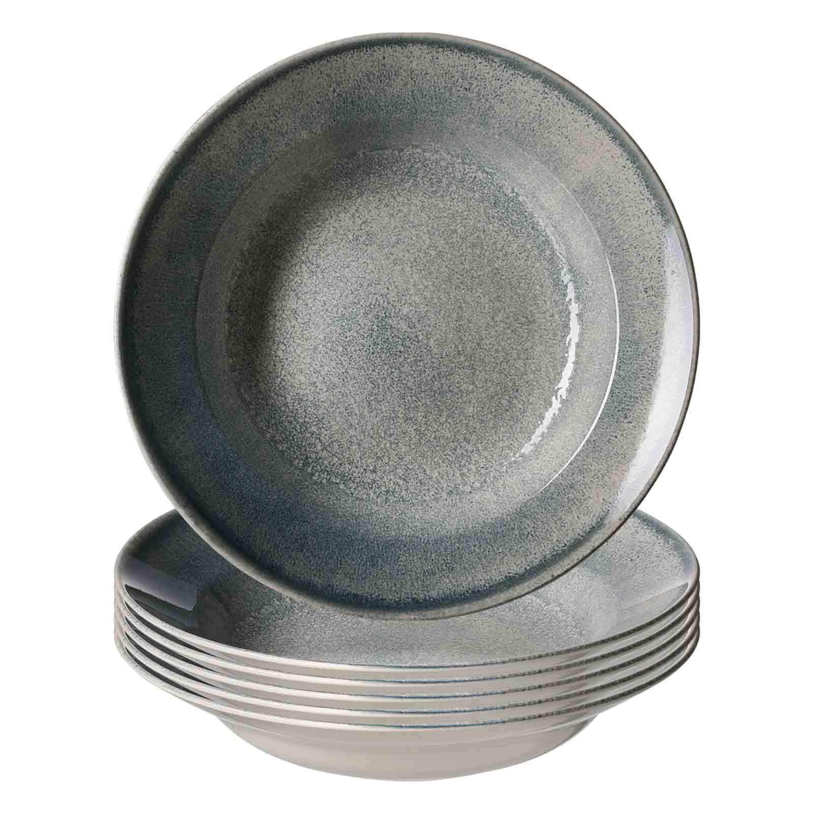 PASTATELLER Grana blau-grau ø 29 cm 6er Set - Blaugrau, Keramik (29cm) - Ritzenhoff Breker
