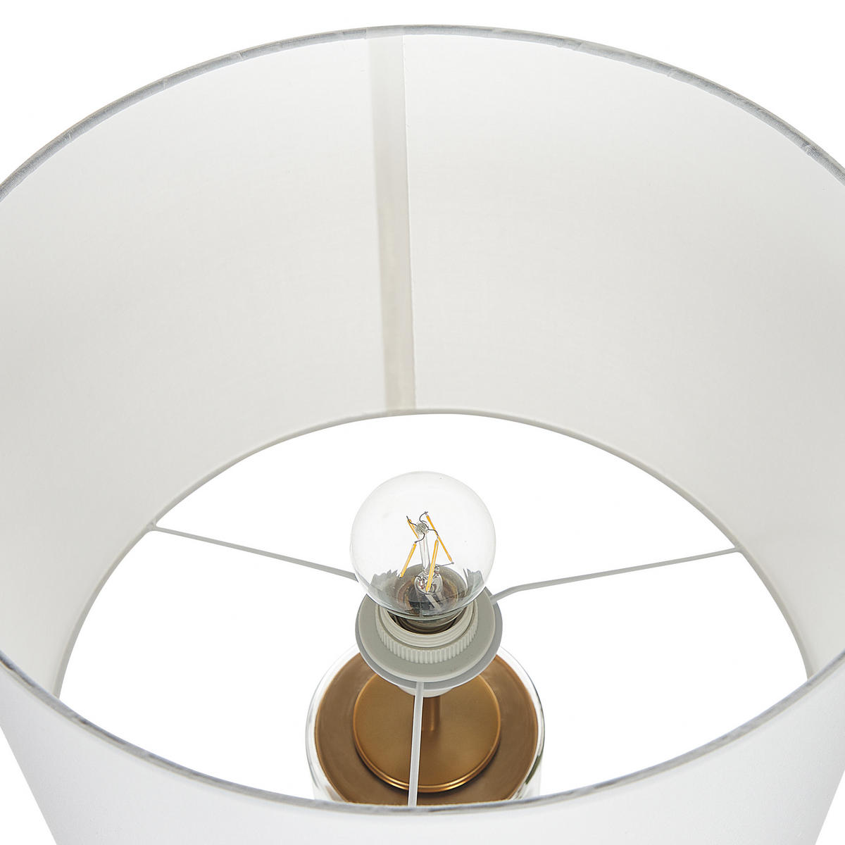 TISCHLAMPE Beatton 36/36/63 cm - Goldfarben, Metall (36/36/63cm) - Beliani