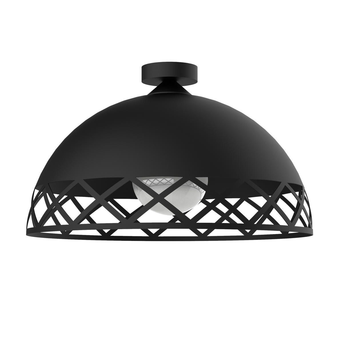 DECKENLEUCHTE - Schwarz, Metall (20/40/20cm) - Lumicom