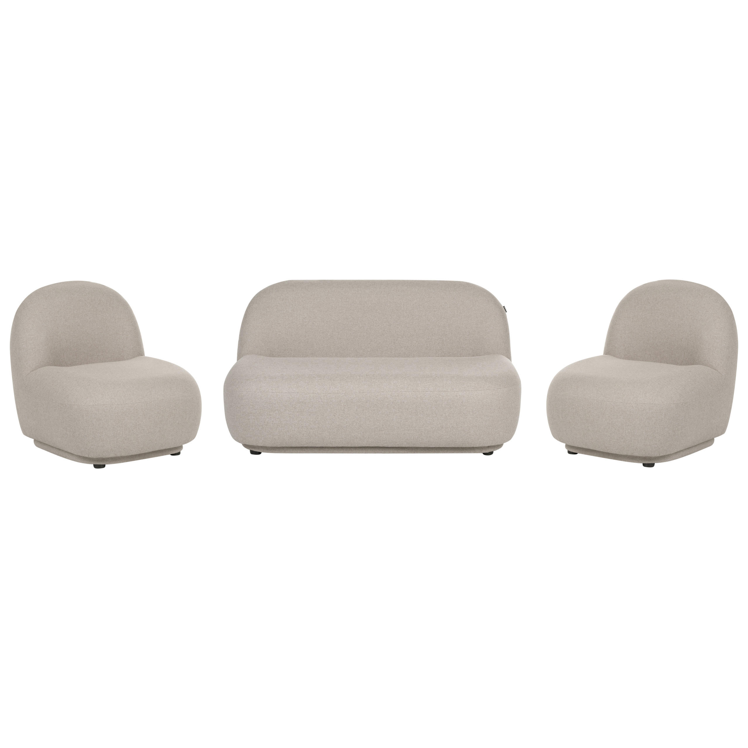 Beliani Sofa-Set Beige 138x74x80 cm