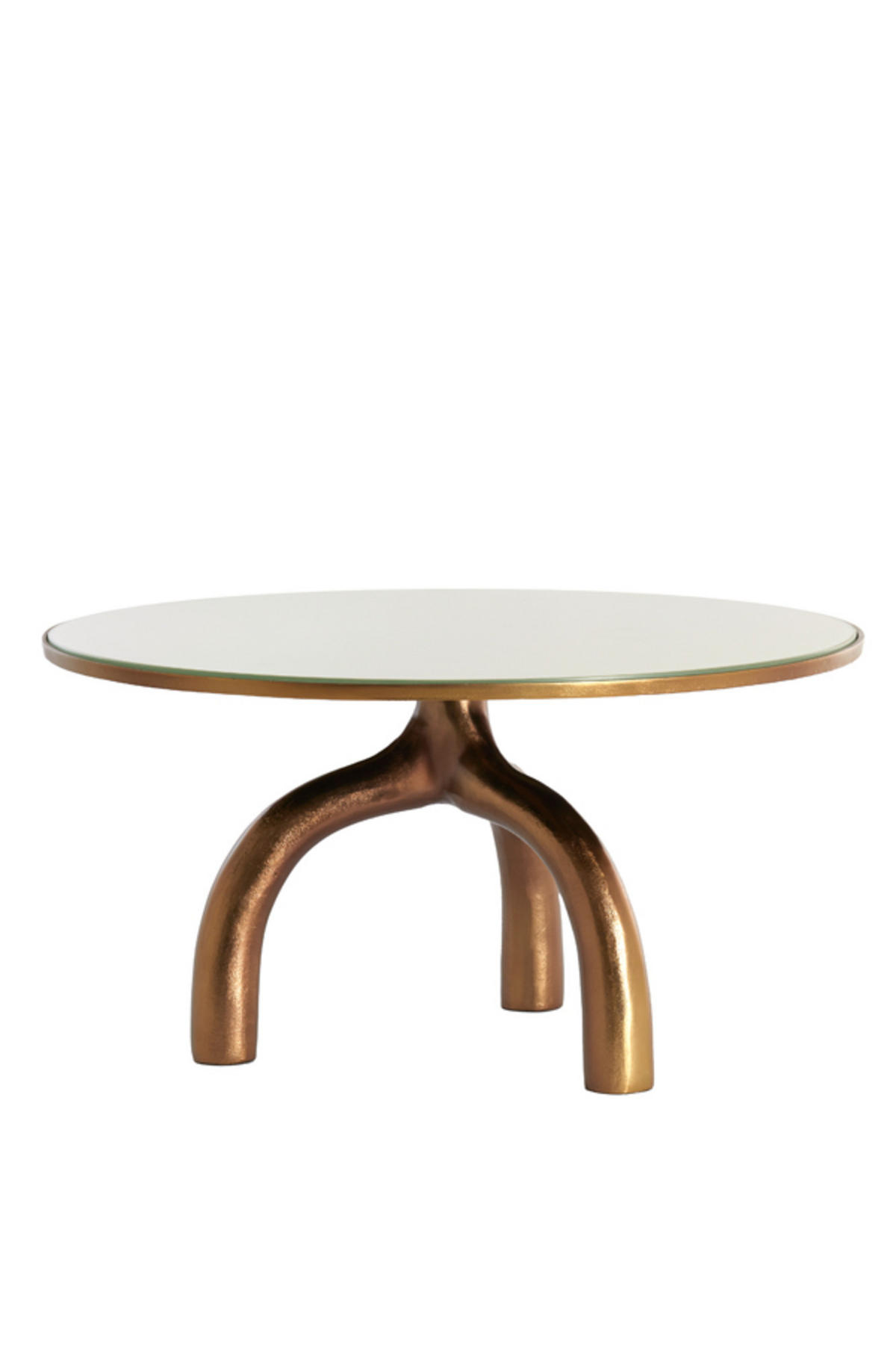 COUCHTISCH Mello Braun Ø76/40 cm - Braun, Metall (76/76/40cm) - Light & Living