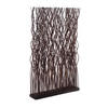 RAUMTEILER Kinki Weidenholz gewellt braun - Braun, Naturmaterialien (70/110/17cm) - CREEDWOOD
