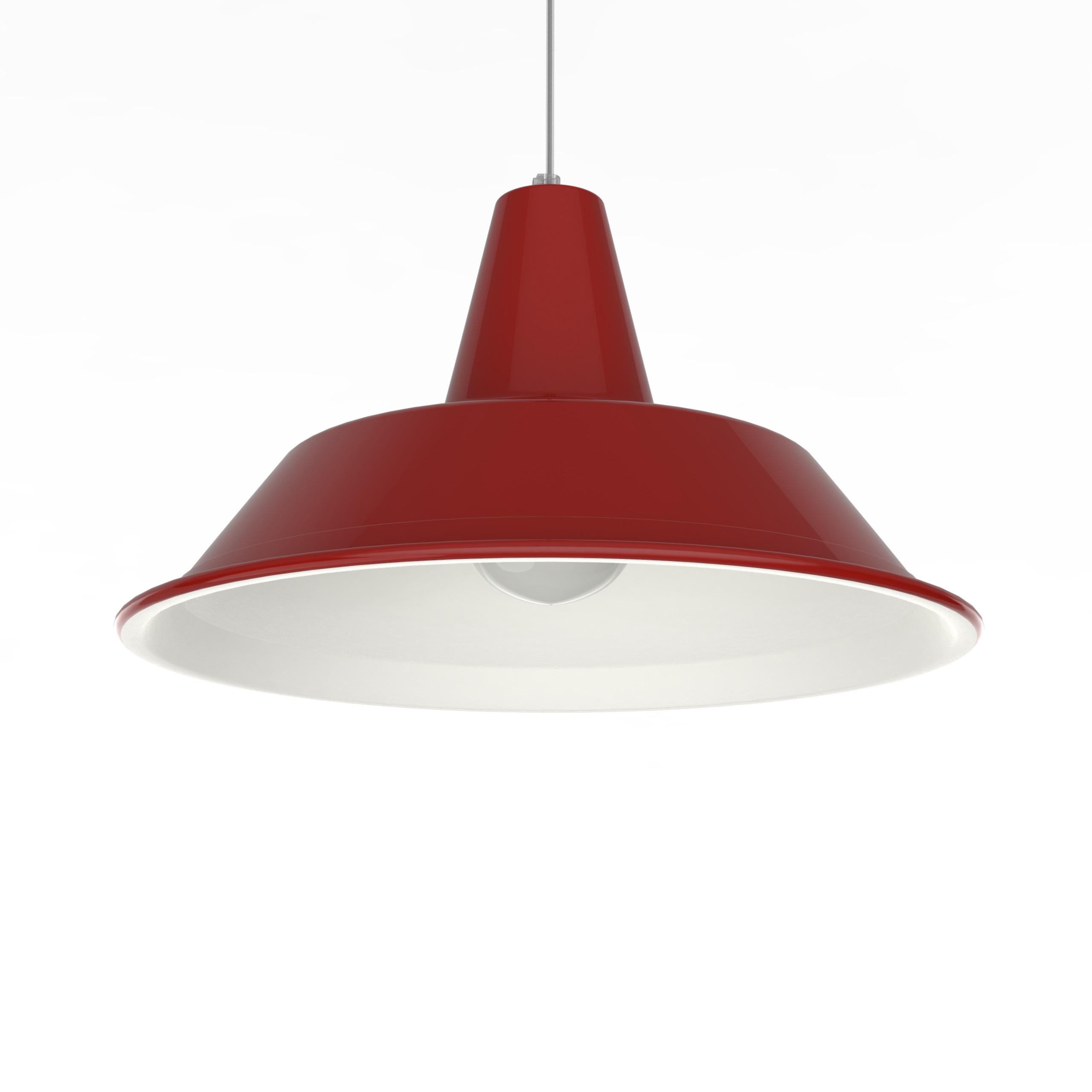 Lumicom Hängeleuchte Rot 45x25x45 cm