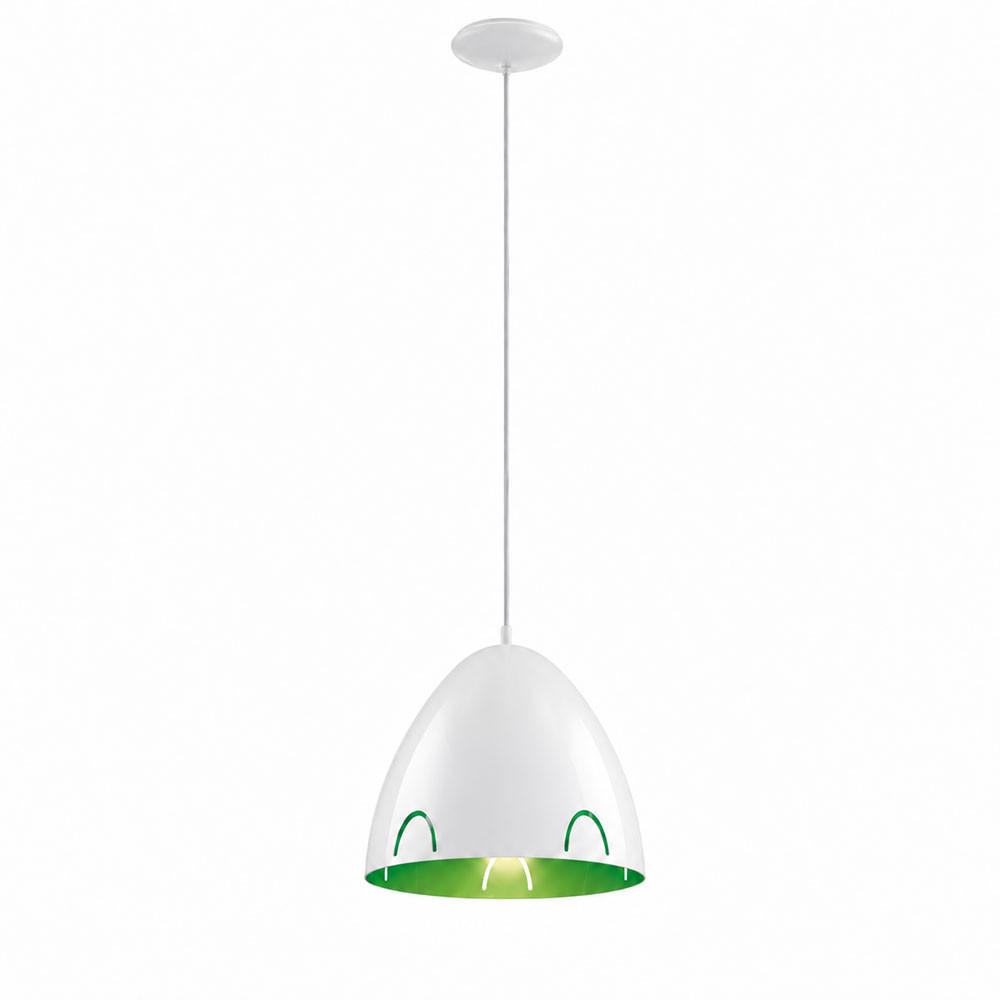 LED HÄNGELEUCHTE Metall Weiß FRASSI - Weiß, Metall (27.5/27.5/110cm)