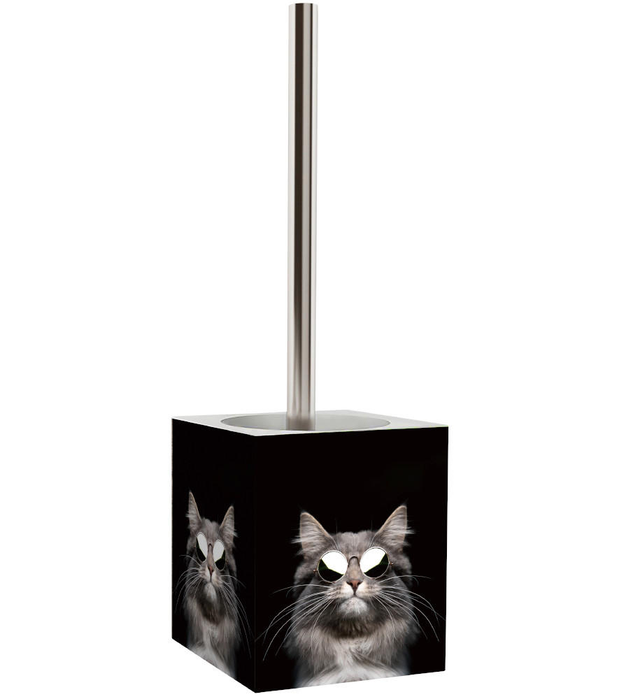 Sanilo Wc-Bürste Schwarz 10x37x10 cm