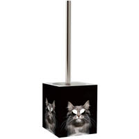 WC-BÜRSTE Cool Cat - Schwarz, Kunststoff (10/37/10cm) - Sanilo