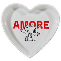 DEKOTELLER Peanuts Herz Amore - Weiß, Keramik (2cm) - Butlers