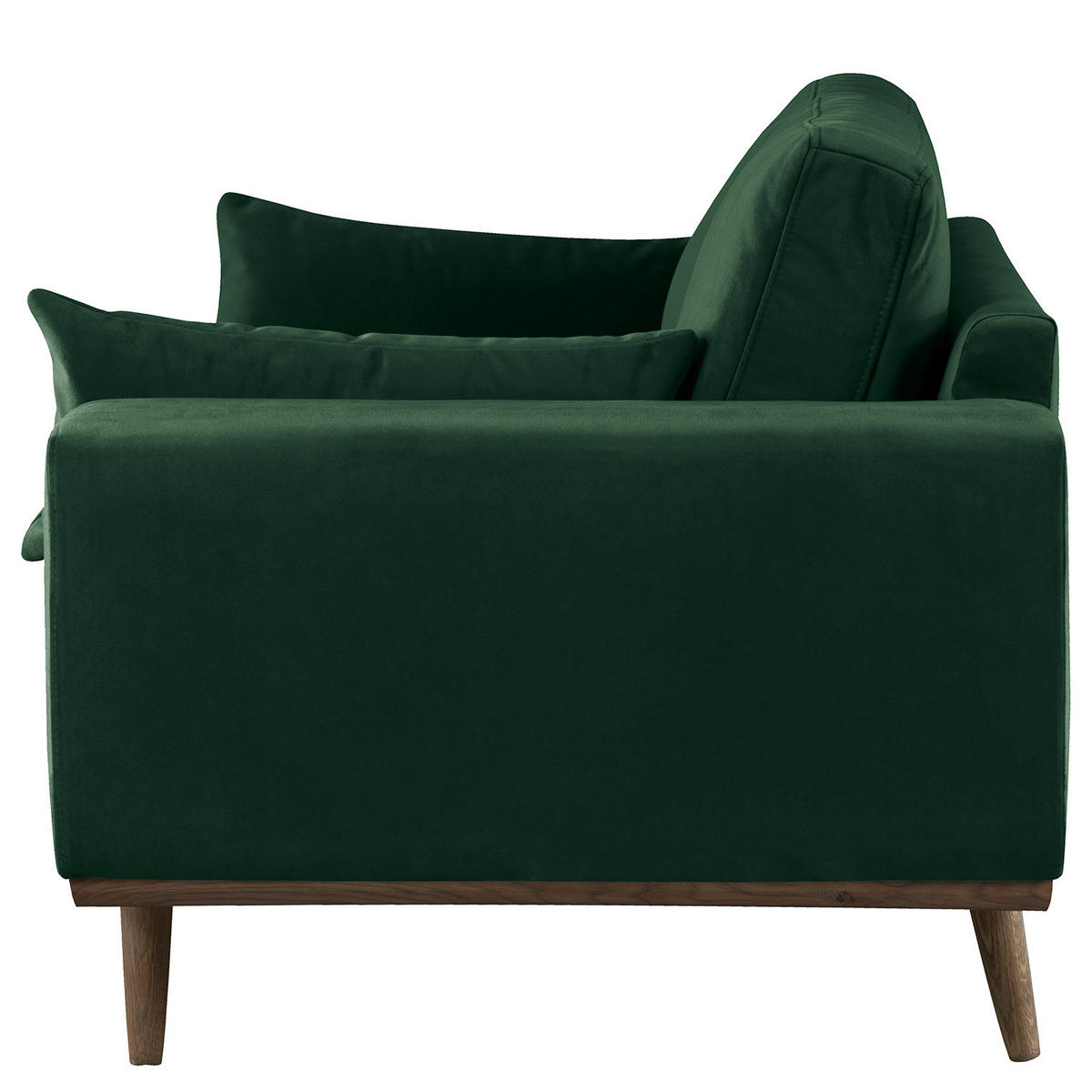 3-SITZER SOFA - Dunkelgrün, Textil (237/81/88cm) - home24